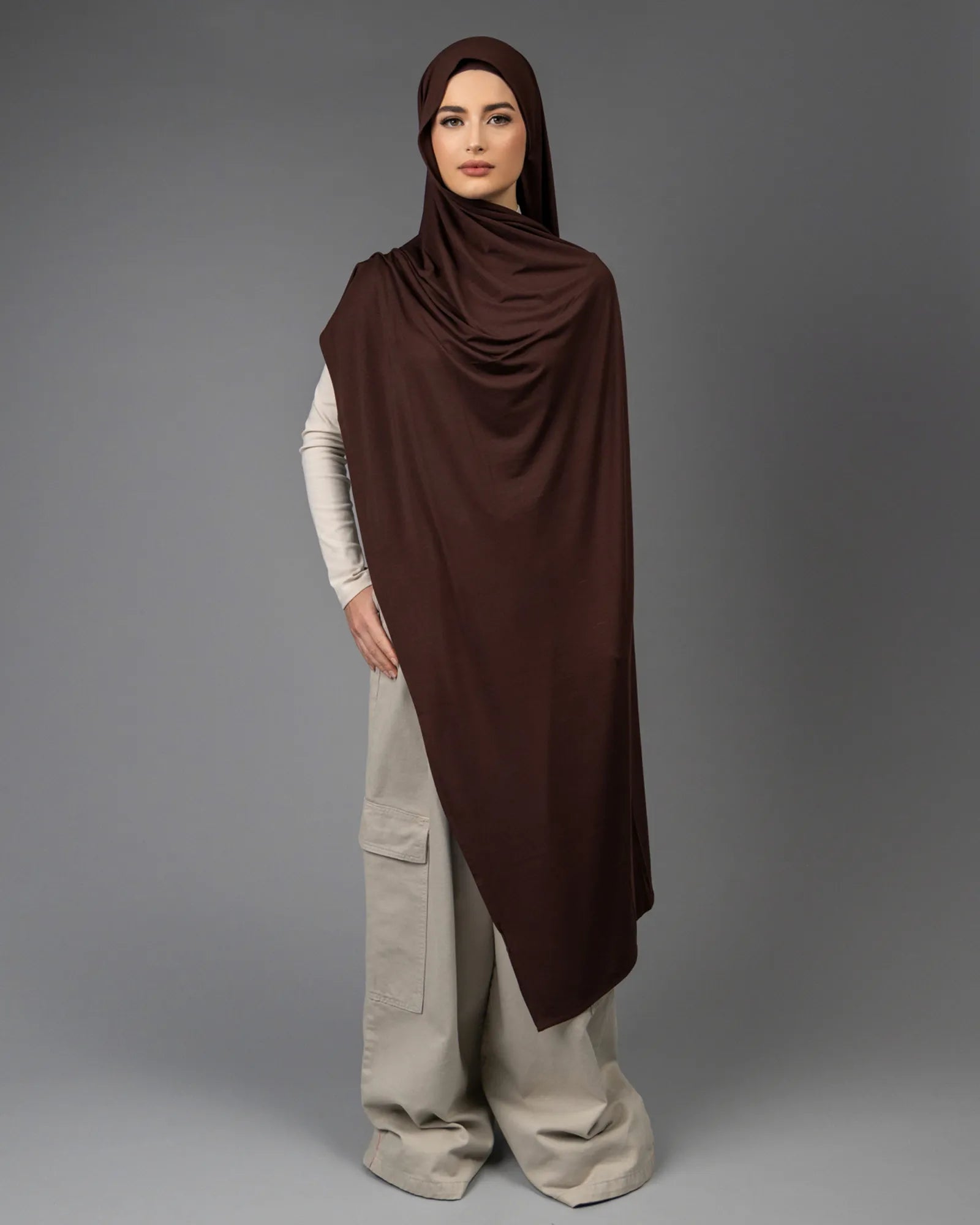 2ND:SKIN hijab set 'Espresso'