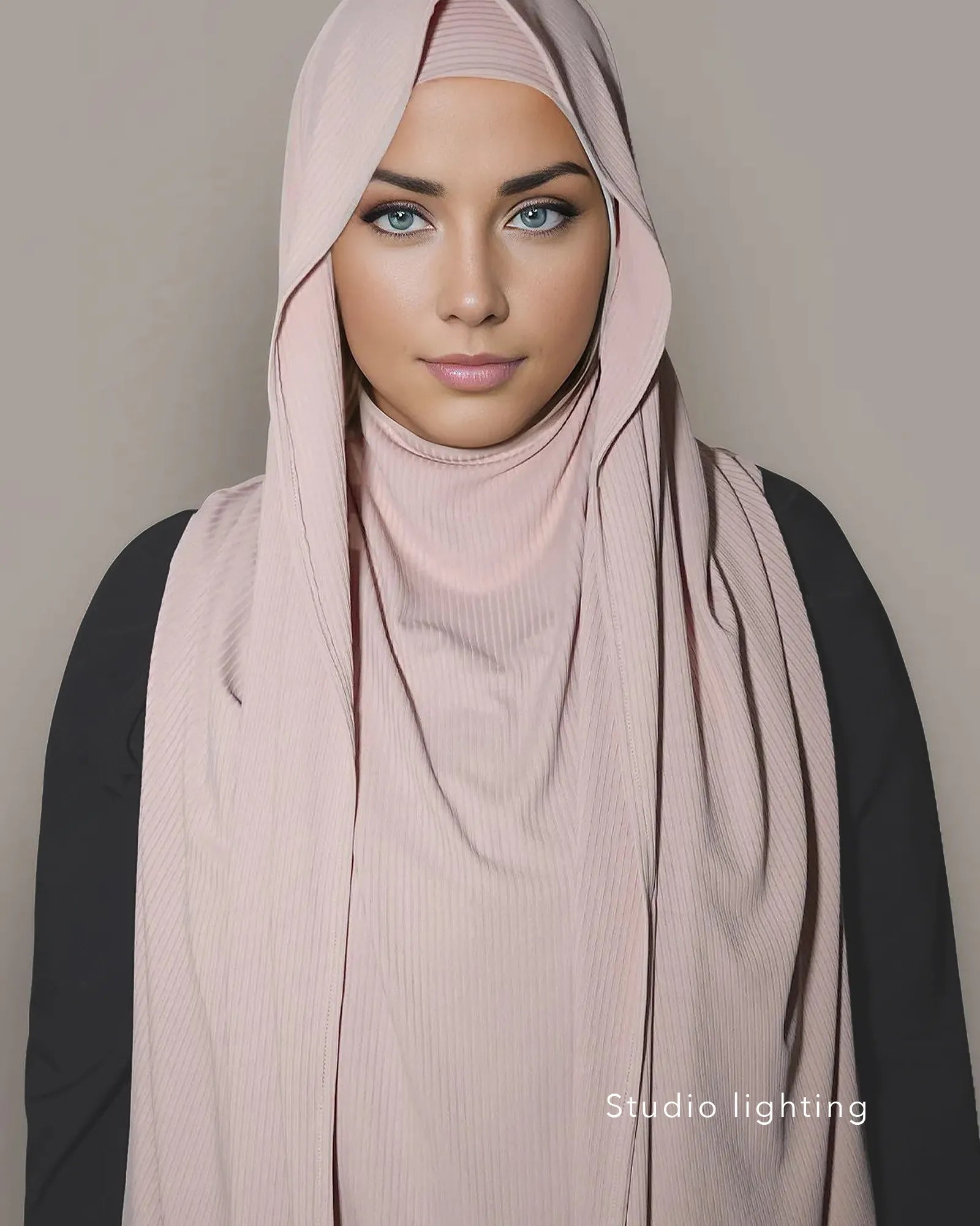 360 Contour hijab set 'Soft Rose'