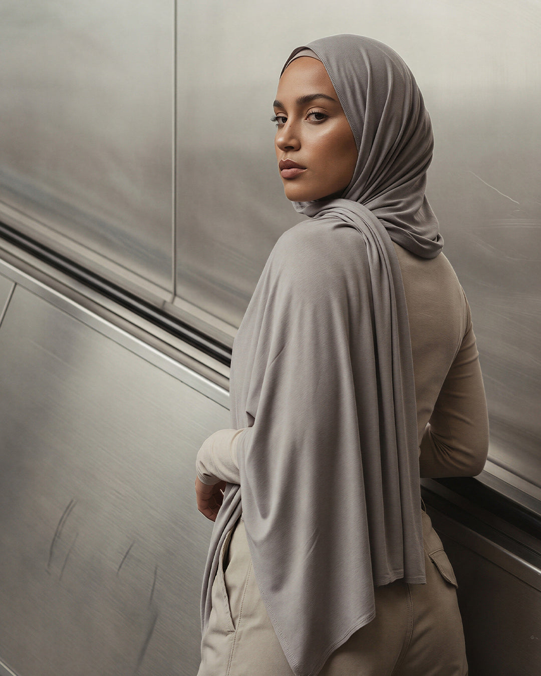 2ND:SKIN hijab set 'Suede'