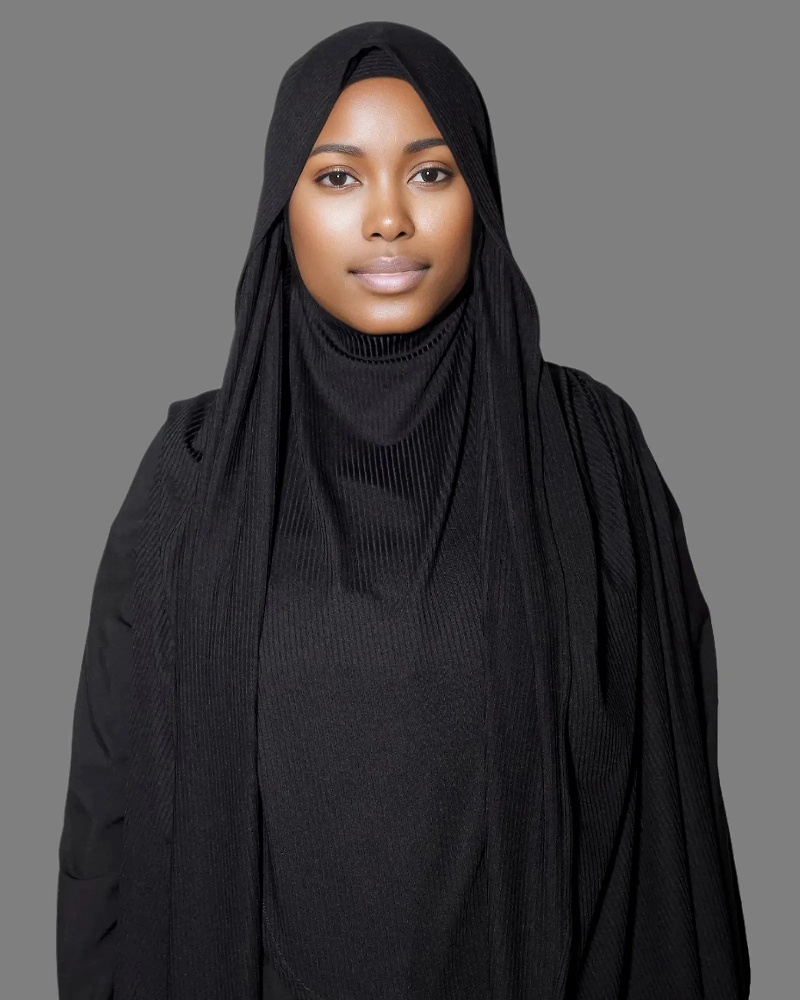 طقم حجاب 360 كونتور "أسود"