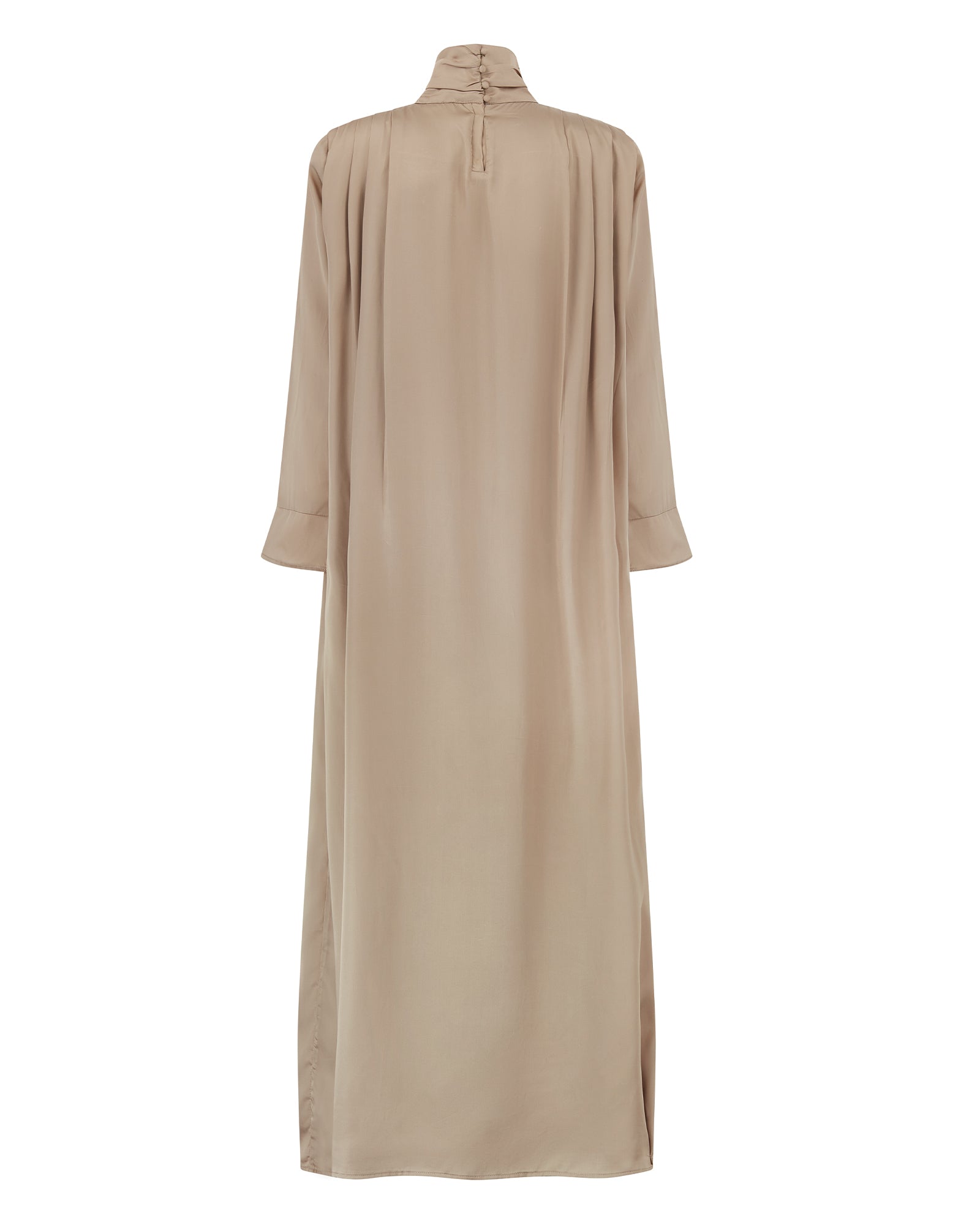 ISOBEL High-Neck Cape Dress 'Sahara'
